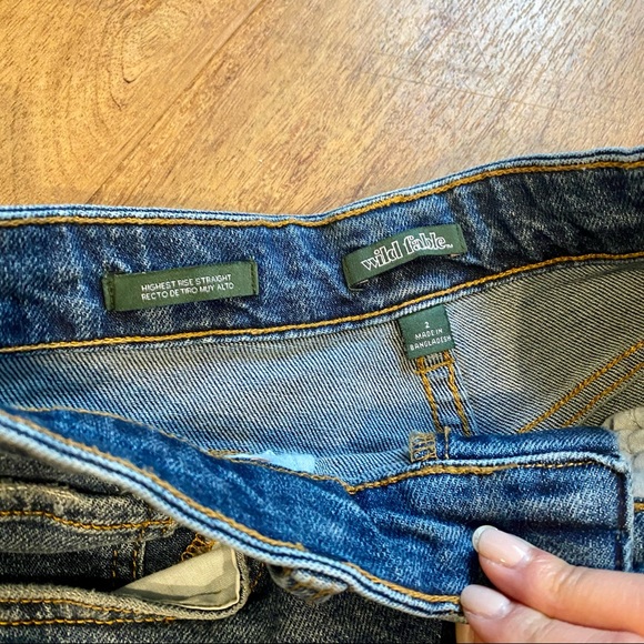 High rise straight jean - Picture 3 of 5